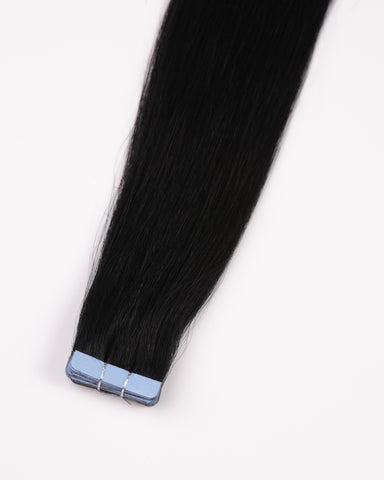 Extensii de par natural Tape-On Negru 1