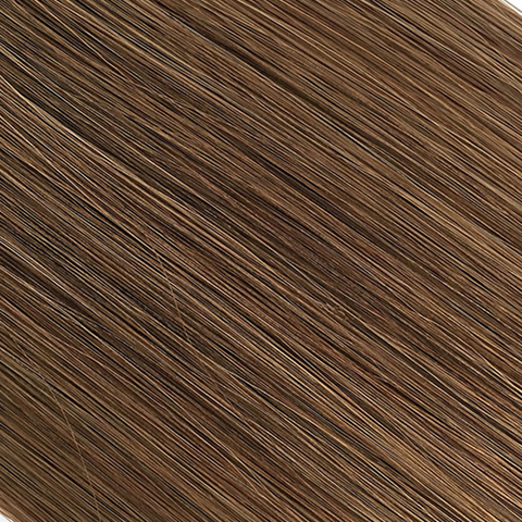 Extensii de par natural Nano-Ring castaniu 6