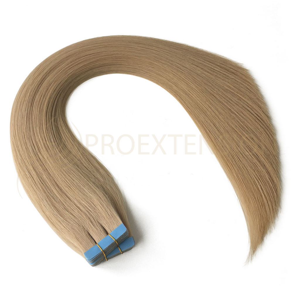 Extensii de par natural Tape-On Blond Cenusiu 16