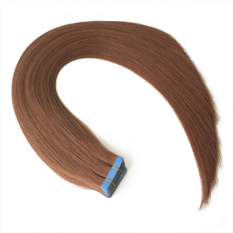 Extensii de par natural Tape-On roscat mediu 30